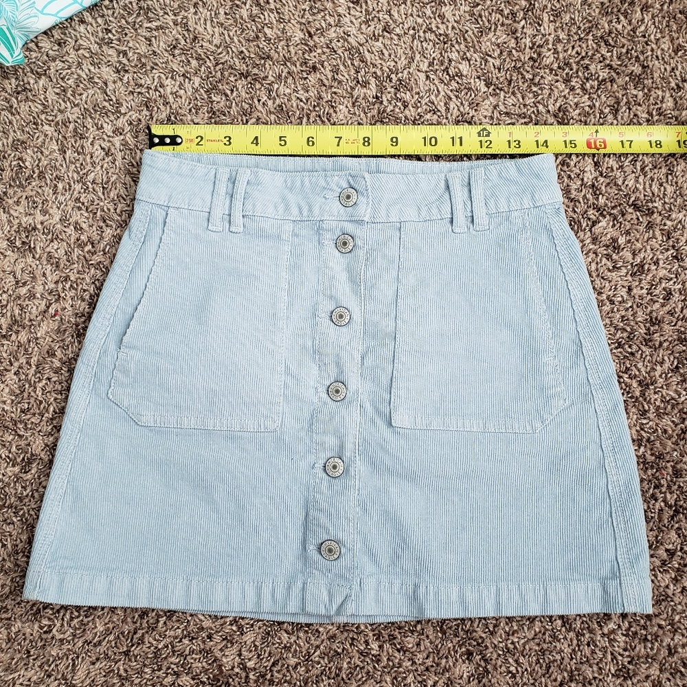 🌸High Waisted Button Up Skirt - Picture 6 of 16